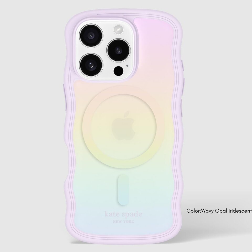 kate-spade-iphone-16-promax-case-compatible-with-magsafe-designer-phone-case-wavy-opal-iridescent-260721043952