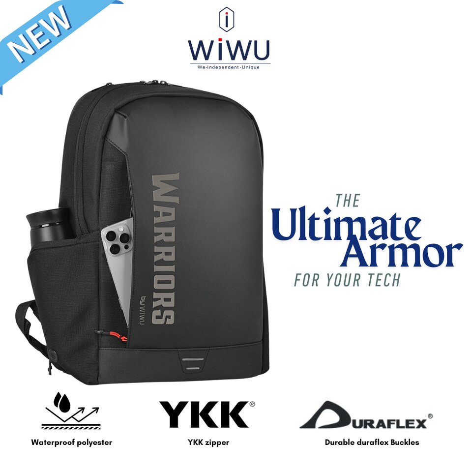 wiwu-warriors-backpack-x-pro-156-laptop-backpack-heavy-duty-waterproof-travel-bag-ykk-waterproof-zippers-duraflex-buckle-anti-scratch-armored-rucksack-for-business-tech-professionals-260720051731